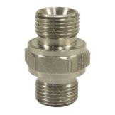 Dubbele nippels RVS buitendraad BSP