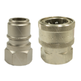 Insteekkoppelingen staal - messing