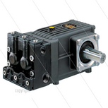 T33 A plunjerpomp - 1 x cil. as rechts - 30 l/min - 30 Bar - 650 tpm - 1,83 kW - As R - serie T - Aluminium kop