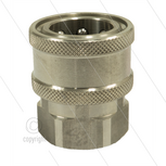 ARS350 - koppeling - RVS - 350 Bar - max 90&deg;C - passend op Nilfisk-Alto - 3/8&quot; bi