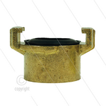 Snelkoppeling - messing - Geka - 1&quot; bi