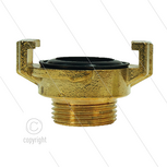 Snelkoppeling - messing - Geka - 3/4&quot; bu