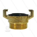 Snelkoppeling - messing - Geka - 1&quot; bu