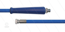Hogedrukslang 3/8&quot; DN10 - 1SC Blauw - 15 meter - 1/2&quot; bi x 3/8&quot; bu - 1x KBS
