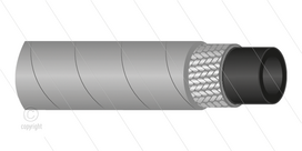 HD-slang - 1SN-315-08 (5/16&quot;) - grijs - 315 Bar - &Oslash;14,7mm - 150&deg;C