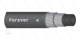 HD-slang - 2SCX-12 (1/2&quot;) - Forever - zwart - 400 Bar - &Oslash;20,4mm - 150&deg;C