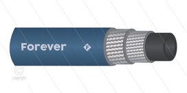 HD-slang - 2SCX-10 (3/8&quot;) - Forever - blauw - 400 Bar - &Oslash;17,0mm - 150&deg;C