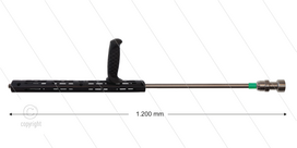 RP72 Schuimlans - L=120cm - nozzle 2,0 - 1/4&quot; bu - groene markering - (&lt; 15 l/min)