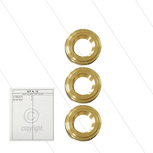 Kit 010 - Set messing ringen + O-ringen &Oslash;20mm (3x) - Serie 47 + 48