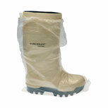 CMT laars/schoenovertrek large LDPE transparant 70m&micro; geruwd - 1.000 stuks