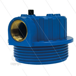 Filterkop 1&quot; filter - 2x 1&quot; bi