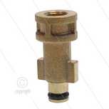 Bajonetnippel 1/4&quot; bi - messing - passend op AQUA/FAIP