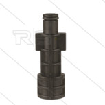 Bajonetnippel 1/4&quot; bi - kunststof - passend op Bosch