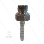 Persnippel - RVS - 1/4&quot; - 3/8&quot; buitendraad - SW22