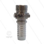 Persnippel - RVS - 3/4&quot; - 3/4&quot; buitendraad - SW32