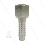 Persnippel - RVS - 1/2&quot; - 1/2&quot; wartel - SW27