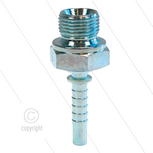 Persnippel - staal - 1/4&quot; - 3/8&quot; buitendraad - SW22