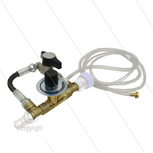 Schuiminjector KEW - 2 x 3/8&quot; bu - zonder snelkoppelingen - max 250 Bar - uitvoering RP met Bypass voor &gt;15ltr - regelbaar 0 tot 5 %