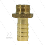 Slangpilaar - messing - &Oslash;13mm - 3/8&quot; bu