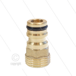 Snelkoppeling - LD - messing - kraanaansluiting - 1/2&quot; bu