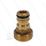 Snelkoppeling - LD - messing - kraanaansluiting - 3/4&quot; bu