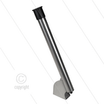 Spuitlanshouder - RVS - vloerbevestiging - L=700mm