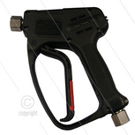 RL600 - HD pistool - RVS - 600 Bar - 60 l/min - max 100&deg;C - 2 x 3/8&quot; bi