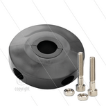 Slangstop universeel &Oslash;10 tot 34mm - Zwart