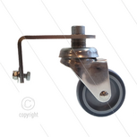 Zwenkwiel met RVS beugel - &Oslash;60mm - t.b.v FL-CR520