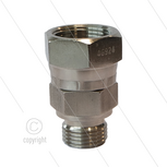 Verloopnippel - RVS - 1/2&quot; bu x 3/4&quot; wartel - BSP
