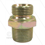 Dubbele nippel - staal - 1&quot; bu BSP x 1&quot; bu NPT