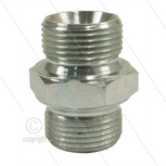 Verloopnippel - staal - 3/8&quot; bu x 1/2&quot; bu - BSP