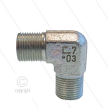 Knie - staal - 2 x 3/8&quot; bu - BSP