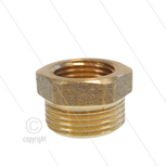 Verloopring - messing - 3/4&quot; bu x 1/2&quot; bi