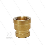 Verloopsok - messing - 1/2&quot; bi x 3/8&quot; bi