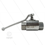 Kogelkraan 1/2&quot; - RVS316 - 500 Bar - 2 x 1/2&quot; bi