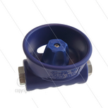 Kogelkraan 1/2&quot; - RPS - beschermd - RVS303 - 24 Bar - 80 l/min - max 90&deg;C - 2 x 1/2&quot; bi - Doorlaat &Oslash;15mm - Bediening met draaiknop