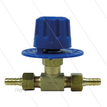 RD5 Chemicali&euml;n doseerkraan met schaalverdeling - 28 Bar - 10 l/min - max 40&deg;C - 2 x 1/4&quot; bu / 2 x 7mm tule