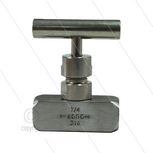 Naaldafsluiter RVS316 - 400 Bar - 2 x 1/4&quot; bi