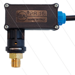 PR16 - Drukschakelaar - 1/4&quot; bu - inschakeldruk 15 Bar - max 250 Bar - (blauwe markering)