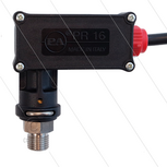 PR16 - Drukschakelaar - RVS - 1/4&quot; bu - inschakeldruk 25 Bar - max 250 Bar - (rode markering)