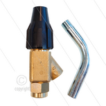 Gritstraalkop - Inter No.3 - 0.080 - 70 t/m 250 Bar - 12,0 t/m 22,8 l/min - L=110mm - max 60&deg;C - lans aansluiting: 1/4&quot; bi - slang aansluiting: &Oslash;13mm