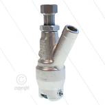 TS12 - zandstraalkop - 500 Bar - 80 l/min - max 90&deg;C - in: 1/4&quot; bi - wordt geleverd zonder nozzle - type 15&deg; 1/4&quot; bu - L=129 tot 144mm