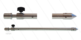 S10 - Zuigbuis t.b.v. TS12 gritstraalkop - L=500mm - aansluiting &Oslash;21mm