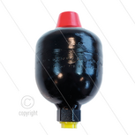 Accumulator 0,32 Ltr - 250 Bar - 3/8&quot; bi - BSP - Gasdruk (stikstof): 40 Bar - advies pomp opbrengst: 28 tot 39 l/min - max 80&deg;C