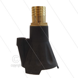 Slurrie zuiger - 250 Bar - max 25 l/min - met slangpilaar &Oslash;38mm - excl. nozzle 1/4&quot; bu - 0&deg;