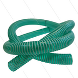 Zuigslang 1 1/2&quot; - &Oslash;38mm - PVC - groen met nylon spiraal - t.b.v. Slurrie zuiger - per meter