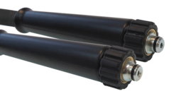 1SN-10 - (3/8") - Zwart - Stalen koppelingen - 2x M22x1,5 Wartel