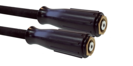 1SN Plus-08 - (5/16&quot;) - Zwart - Stalen koppelingen - 2x M22x1,5 lange Wartel