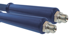 1SN Plus-08 - (5/16&quot;) - Blauw - Stalen koppelingen - 2x Buitendraad